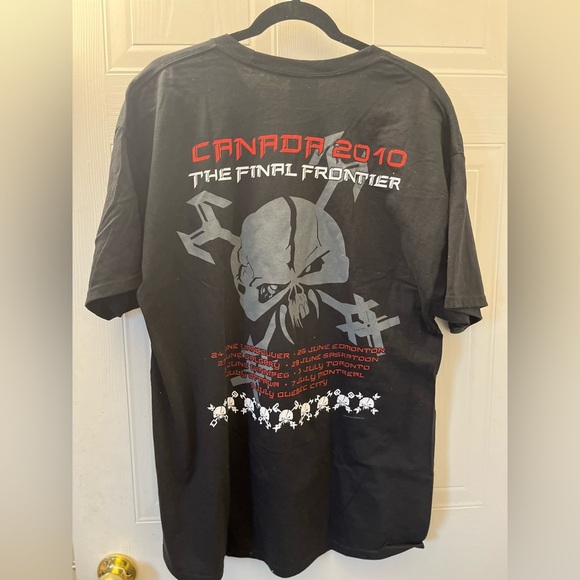 Iron Maiden Graphic 2010 Concert Band tee - Picture 2 of 8